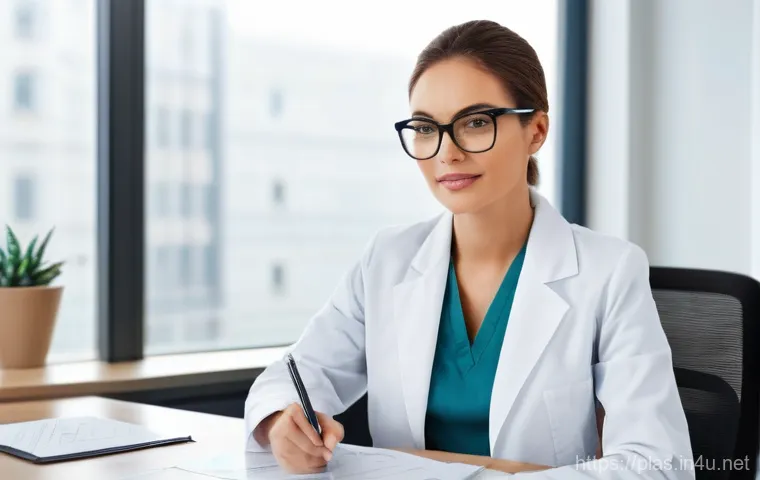 성형외과 전문의 찾는 법 - **Prompt 1: Informed Consultation with a Board-Certified Specialist**
A young woman in her late ...